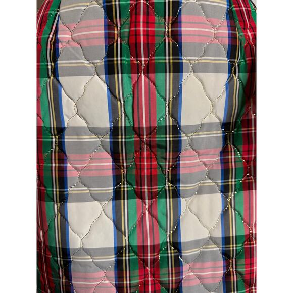 Vintage 1970s Handmade Quilted Plaid High waisted Maxi Skirt size Small - Medium - Picture 4 of 12